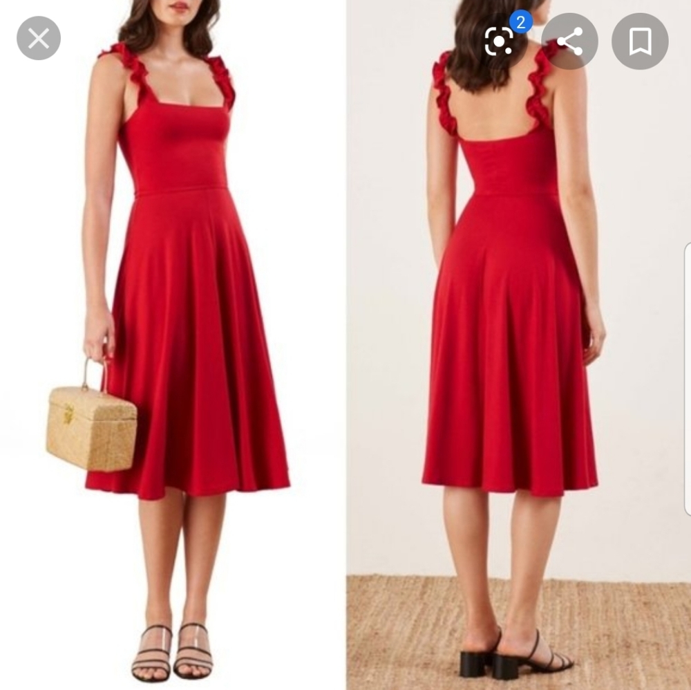COPY - NWT Reformation Eda midi dress S